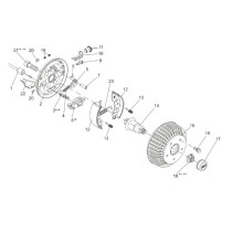 Coppa tamburo 2051Aa con cuscinetti