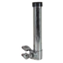 Supporto portacanna inox con morsetto tubo