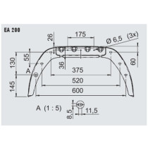 Alko - Parafango plastico BKS EA 200/706