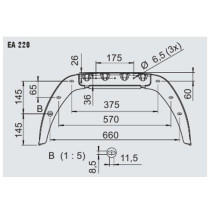 Alko - Parafango plastico BKS EA 220/776