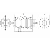 GSM/GKN/AXF cuffia timone quandro