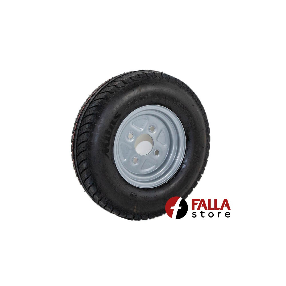 Ruota completa Mitas by Sava 4.80 - 400-8" attacco Fiat 