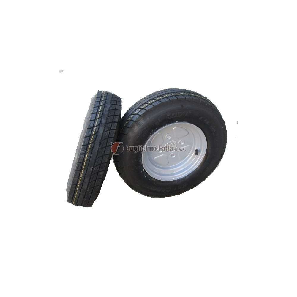 coppia ruota completa Mitas Cargo B61  4.50-10 attacco  Fiat