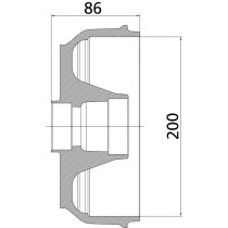 TAMBURO ADATTABILE KNOTT 200X30/50 100X4