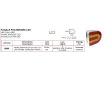 Fanale post. a Led con cavo 12 V