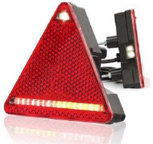 Fanale a Led triangolare dx c/retromarcia a tenuta stagna