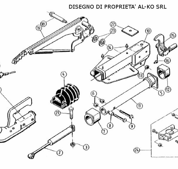 Boccola per timoni Al-ko mod. 161S-251S 1210131 - immagine 2