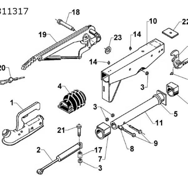 Alko-Ammortizzatore per repulsore 131 R vers. A 700-1300KG 583529 - immagine 5