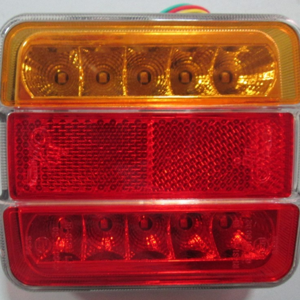 Fanale posteriore a led quadrato - immagine 2