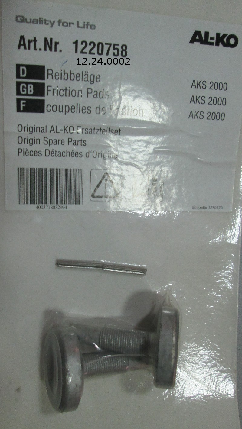 Set ferodi laterali AKS 2000 fino al 1992 1220758