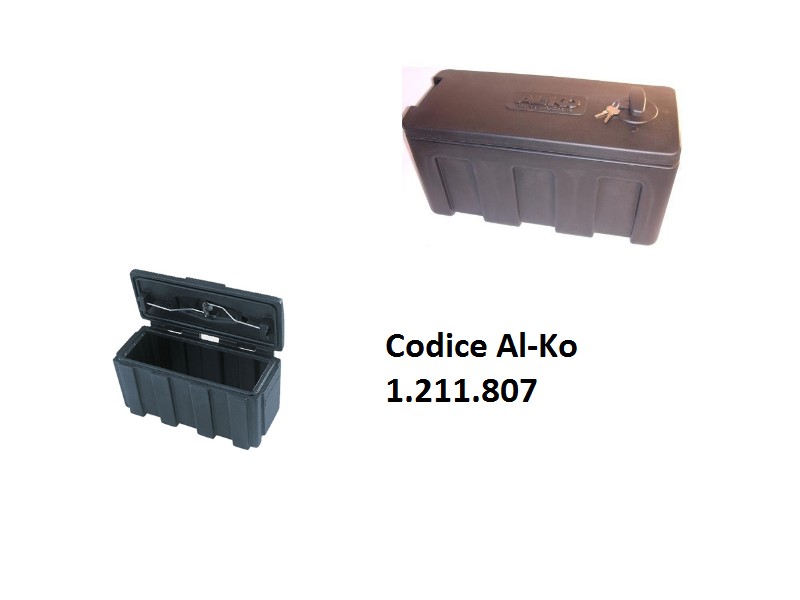 Al-Ko - Box Portaoggetti con Cerniere coperchio sul lato lungo