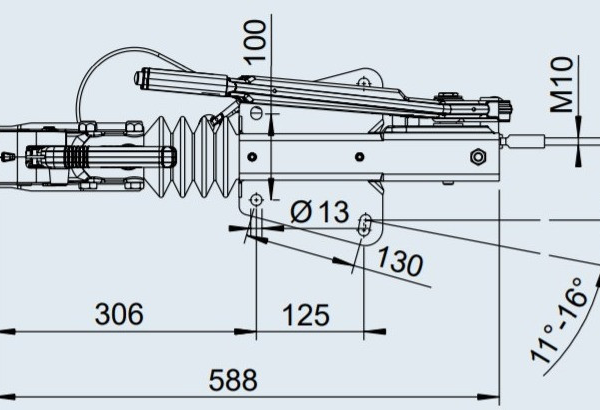 Timone Al-ko completo 90/S a V 1251911 - immagine 3