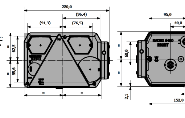 Fanale Radex 6400 SX con luce ingombro laterale - immagine 2